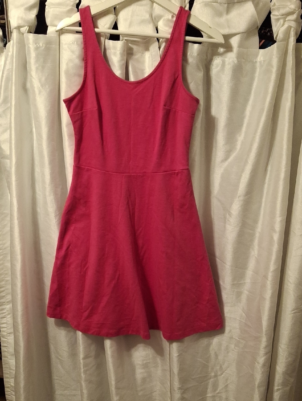 Old Navy Fuchsia Sleeveless Fit-and-Flare Mini Dress